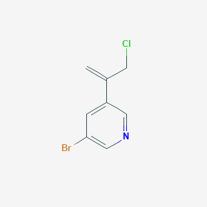 3-Bromo-5-(1-chloromethylvinyl)pyridine