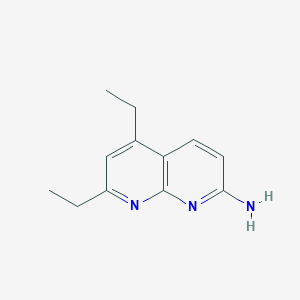 2-Amino-5,7-diethyl-1,8-naphthyridine