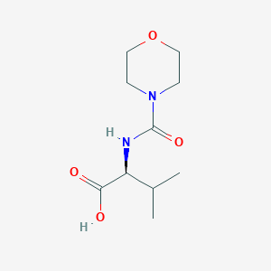 molecular formula C10H18N2O4 B8630161 N-Morpholinocarbonyl-(L)-valine 