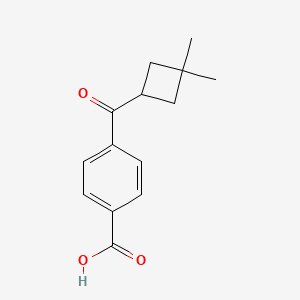 4-(3,3-Dimethylcyclobutanecarbonyl)benzoic acid