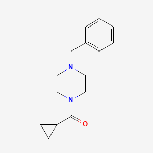 molecular formula C15H20N2O B8630181 1-Benzyl-4-cyclopropanecarbonylpiperazine 