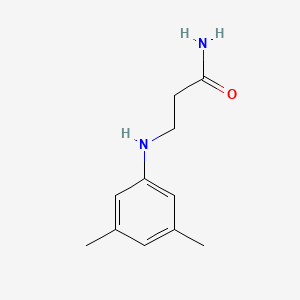 molecular formula C11H16N2O B8630189 3-(3,5-Dimethyl-phenylamino)-propionamide 