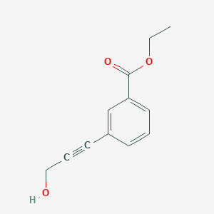 Ethyl 3-(3-hydroxyprop-1-ynyl)benzoate