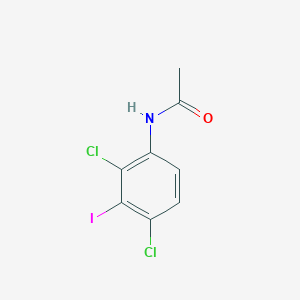 molecular formula C8H6Cl2INO B8630278 N-(2,4-dichloro-3-iodophenyl)acetamide 