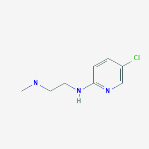 molecular formula C9H14ClN3 B8630291 2-(2-Dimethylaminoethylamino)-5-chloropyridine 