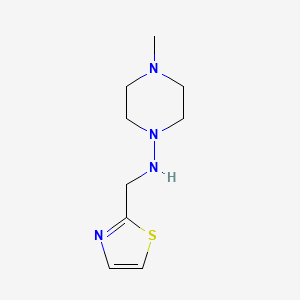 4-methyl-N-(1,3-thiazol-2-ylmethyl)-1-piperazinamine