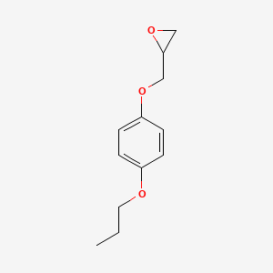 molecular formula C12H16O3 B8630372 4-Propoxyphenyl glycidyl ether 
