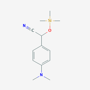 [4-(Dimethylamino)phenyl](trimethylsiloxy)acetonitrile