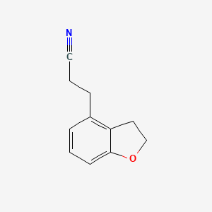 4-(2-Cyanoethyl)-2,3-dihydro-benzofuran