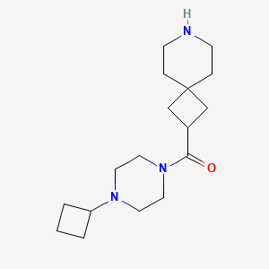 7-Azaspiro[3.5]nonan-2-yl-(4-cyclobutylpiperazin-1-yl)methanone