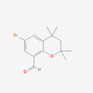 6-Bromo-2,2,4,4-tetramethyl chroman-8-carbaldehyde