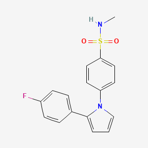 4-[2-(4-Fluorophenyl)pyrrol-1-YL]-N-methylbenzenesulfonamide