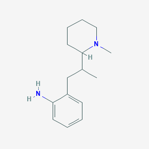 2-[2-(1-Methylpiperidin-2-yl)propyl]aniline