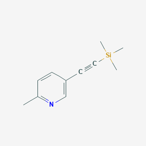 2-Methyl-5-trimethylsilanylethynyl-pyridine
