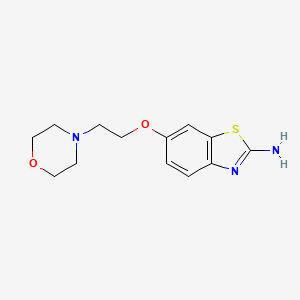 6-[2-(Morpholin-4-yl)ethoxy]-1,3-benzothiazol-2-amine