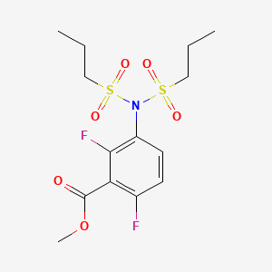 methyl 2,6-difluoro-3-(N-(propylsulfonyl)propylsulfonamido)benzoate