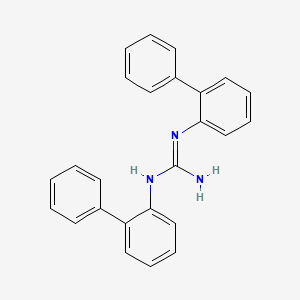 molecular formula C25H21N3 B8630548 N,N''-Di[1,1'-biphenyl]-2-ylguanidine CAS No. 104919-90-6