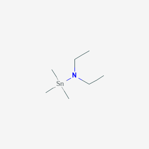 molecular formula C7H19NSn B086307 N-Ethyl-N-trimethylstannylethanamine CAS No. 1068-74-2
