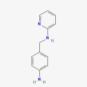 molecular formula C12H13N3 B8630717 N-(4-aminobenzyl)-N-(2-pyridinyl)amine 
