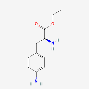 molecular formula C11H16N2O2 B8630770 ethyl (2S)-2-amino-3-(4-aminophenyl)propanoate 