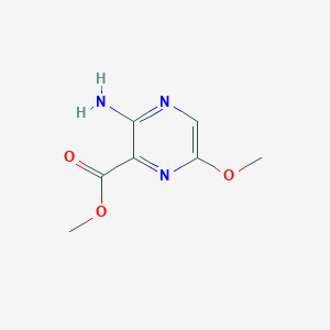 molecular formula C7H9N3O3 B8630802 Methyl 3-amino-6-methoxypyrazine-2-carboxylate 