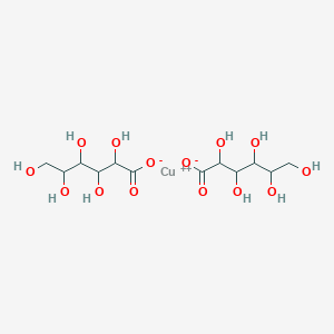 molecular formula C12H22CuO14 B086309 Copper D-gluconate CAS No. 13005-35-1