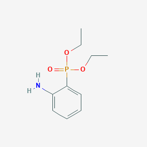 molecular formula C10H16NO3P B8630954 Diethyl (2-aminophenyl)phosphonate 