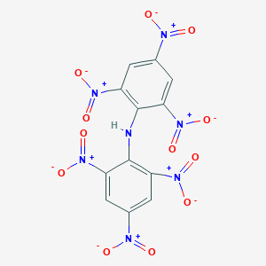 molecular formula C12H5N7O12 B086310 Hexanitrodiphenylamine CAS No. 131-73-7