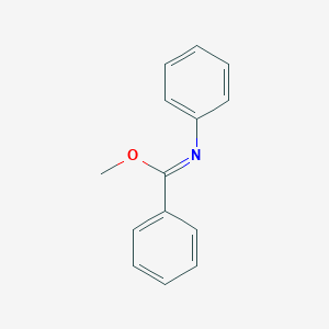 Benzenecarboximidic acid, N-phenyl-, methyl ester