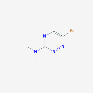 6-bromo-N,N-dimethyl-1,2,4-triazin-3-amine