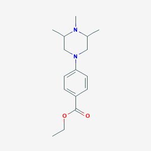 Ethyl 4-(3,4,5-trimethylpiperazin-1-yl)benzoate