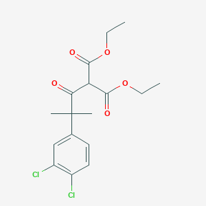 Diethyl 2-(2-(3,4-dichlorophenyl)-2-methylpropanoyl)malonate