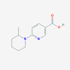 6-(2-Methylpiperidin-1-YL)nicotinic acid