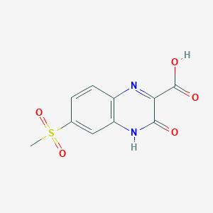 3-Hydroxy-6-(methylsulfonyl)quinoxaline-2-carboxylic acid