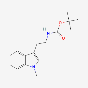 molecular formula C16H22N2O2 B8631188 TERT-BUTYL N-[2-(1-METHYL-1H-INDOL-3-YL)ETHYL]CARBAMATE 
