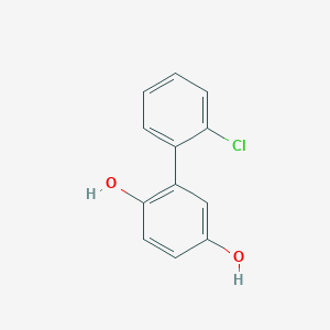 molecular formula C12H9ClO2 B086314 [1,1'-Biphenyl]-2,5-diol, 2'-chloro- CAS No. 117-71-5