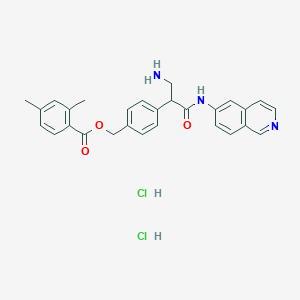 molecular formula C28H29Cl2N3O3 B8631432 Netarsudil dihydrochloride 