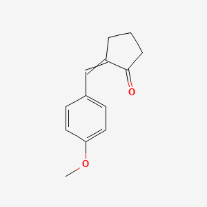 2-[(4-Methoxyphenyl)methylidene]cyclopentan-1-one