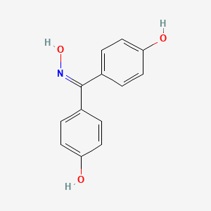 B8631460 4-[(Hydroxyamino)(4-hydroxyphenyl)methylidene]cyclohexa-2,5-dien-1-one CAS No. 89932-90-1