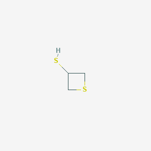 molecular formula C3H6S2 B8631478 Thietane-3-thiol 