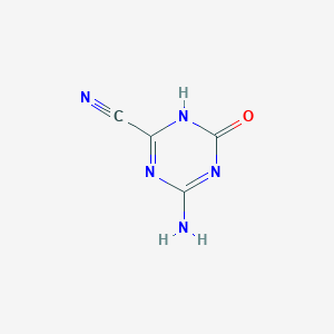 4-Amino-6-hydroxy-1,3,5-triazine-2-carbonitrile
