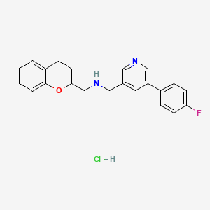 2-[5-(4-Fluorophenyl)-3-pyridylmethylaminomethyl]chroman hydrochloride