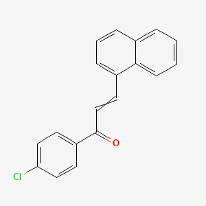 1-(4-Chlorophenyl)-3-(1-naphthalenyl)prop-2-en-1-one