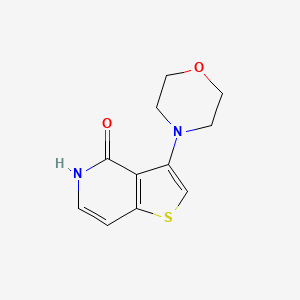 molecular formula C11H12N2O2S B8631852 3-Morpholinothieno[3,2-c]pyridin-4(5H)-one 