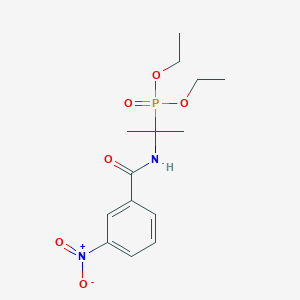 2-(3'-Nitrobenzamido)propane-2-phosphonic acid diethyl ester