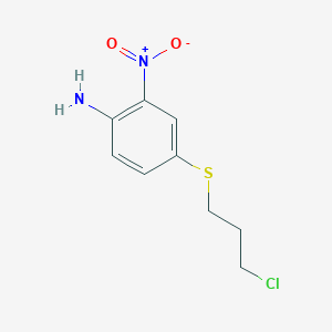 4-[(3-Chloropropyl)sulfanyl]-2-nitroaniline