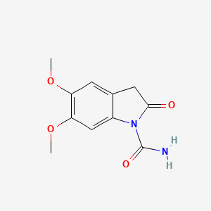 5,6-Dimethoxy-2-oxindole-1-carboxamide