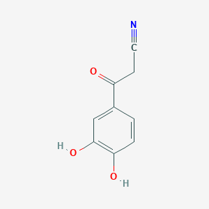 molecular formula C9H7NO3 B8631878 Cyanomethyl-(3,4-dihydroxyphenyl)ketone 