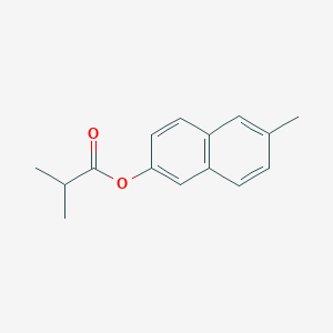 molecular formula C15H16O2 B8631918 6-Methylnaphthalen-2-yl 2-methylpropanoate CAS No. 102275-68-3