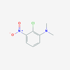 molecular formula C8H9ClN2O2 B8631952 2-chloro-N,N-dimethyl-3-nitro-aniline 
